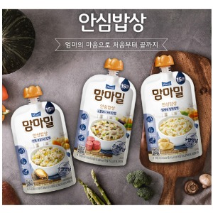 매일유업 맘마밀 안심밥상 140g(15개월~)(맛선택)